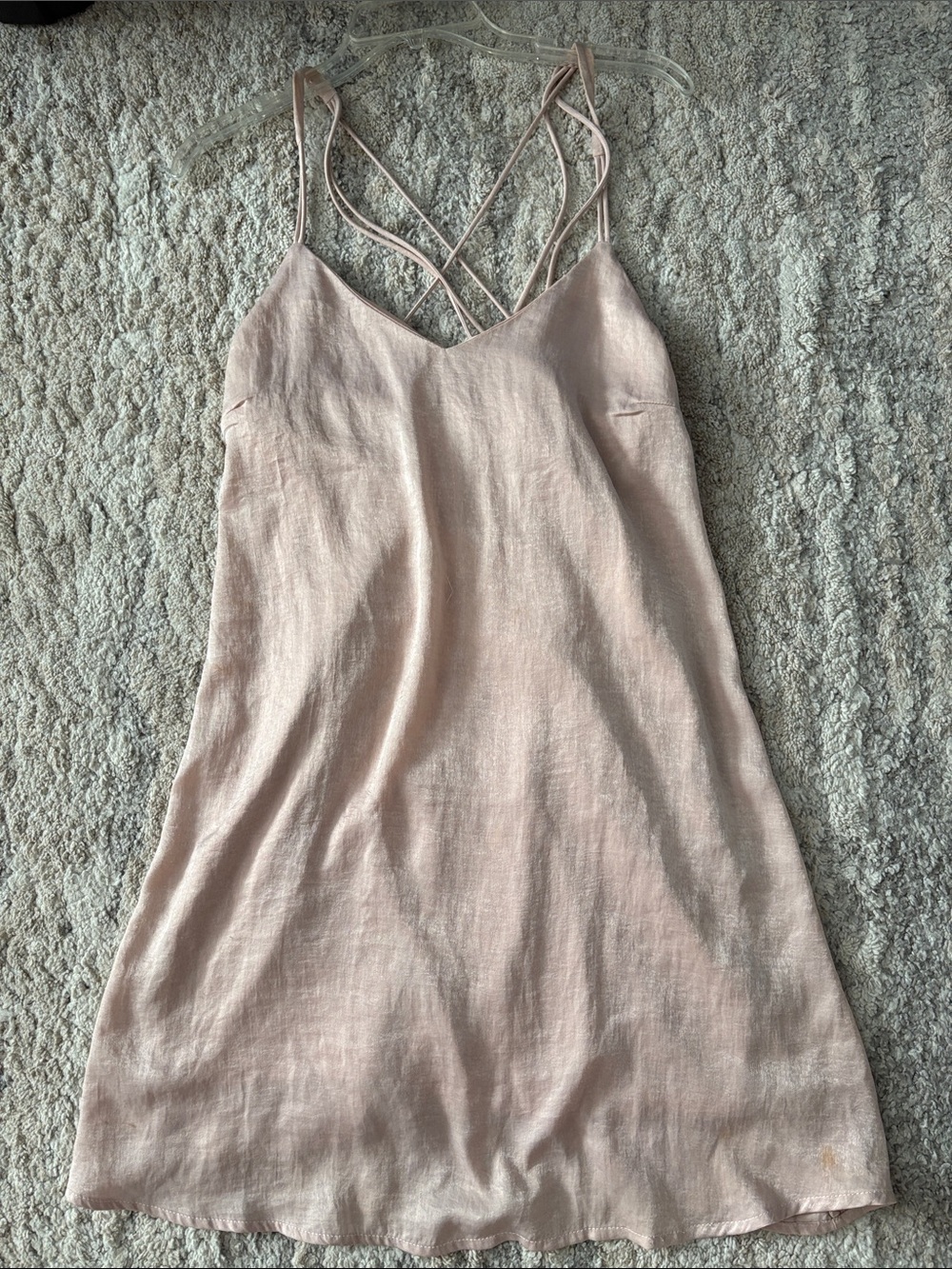 OFFERS OPEN! Impressions Blush Pink Spaghetti Strap Slip Dress Large Women’s